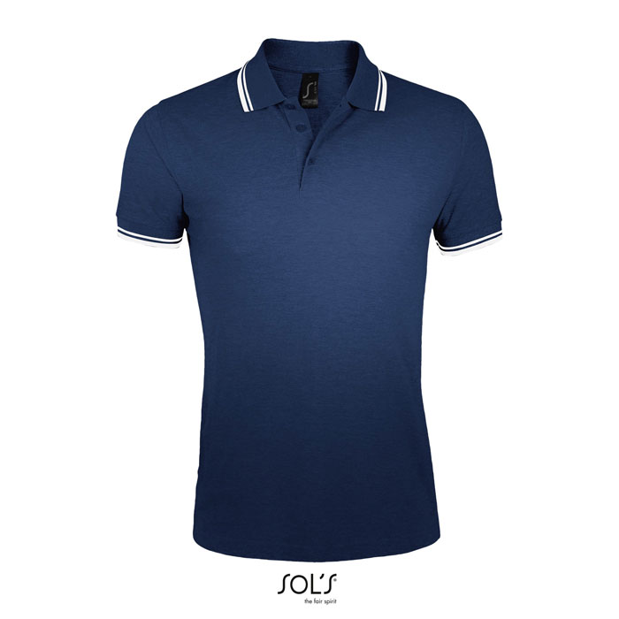 PASADENA polo uomo 200g french navy/white item picture front