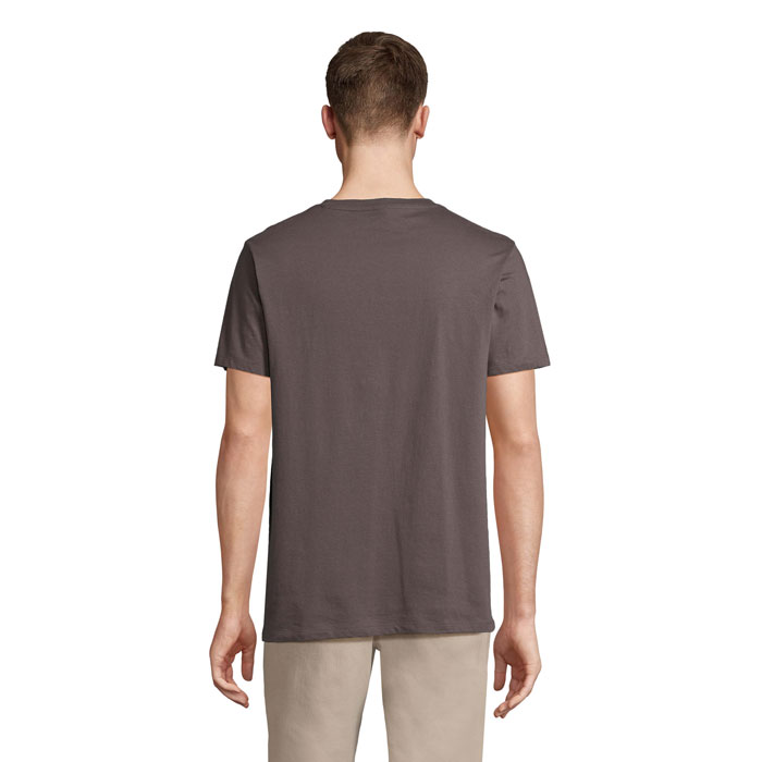 REGENT V V-NECK T-SHIRT Grigio Scuro item picture back