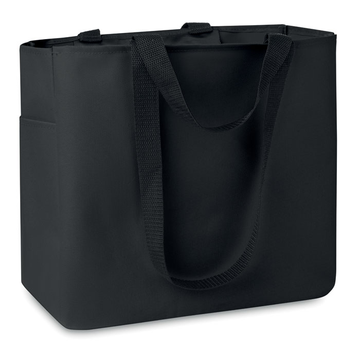 600D Polyester shopping bag Nero item picture front
