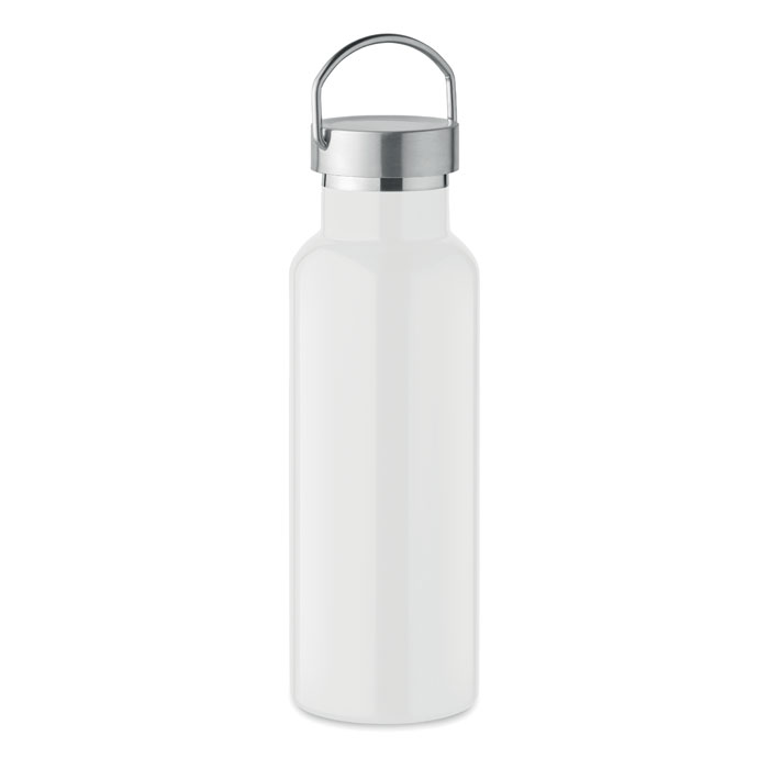 Double wall bottle 500 ml Bianco item picture open