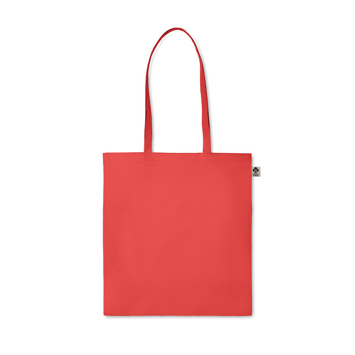 Organic cotton shopping bag Rosso item picture back