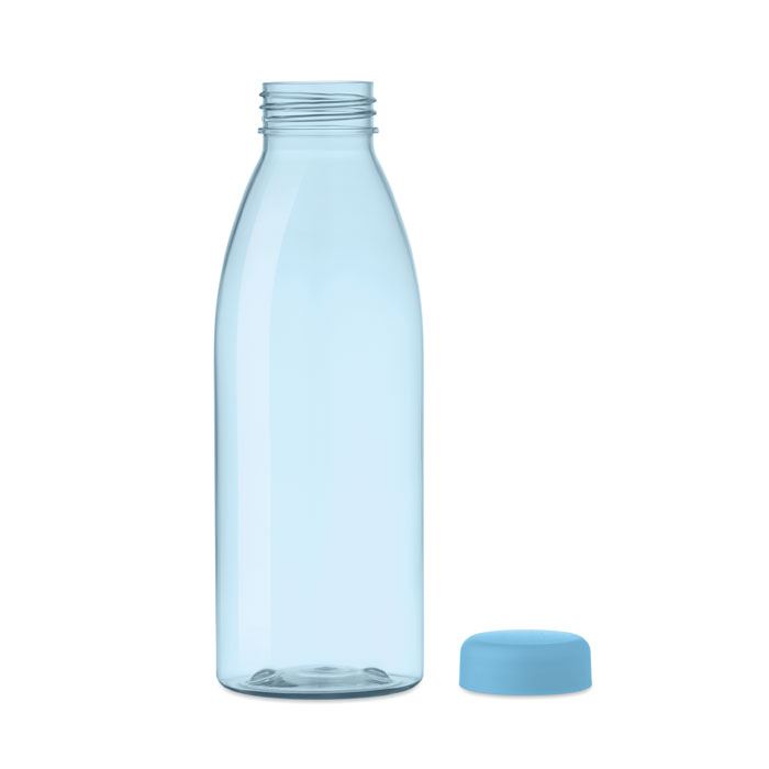 RPET bottle 500ml transparent light blue item picture back