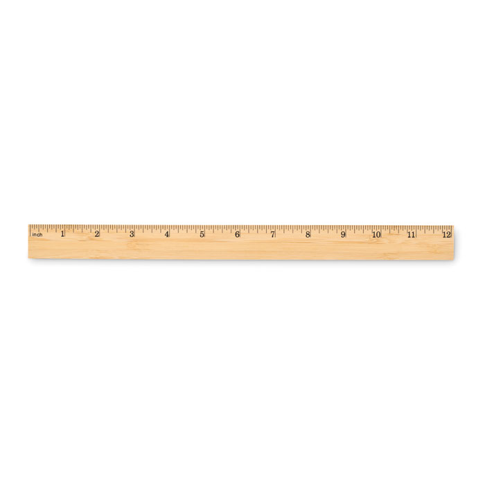 Ruler in bamboo 30 cm Legno item picture side