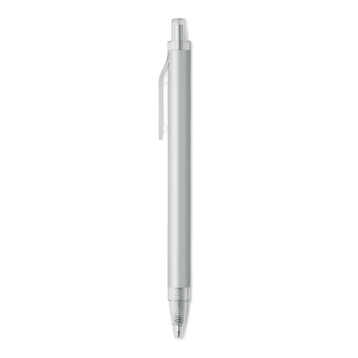 Penna a sfera in alluminio Argento Opaco item picture open