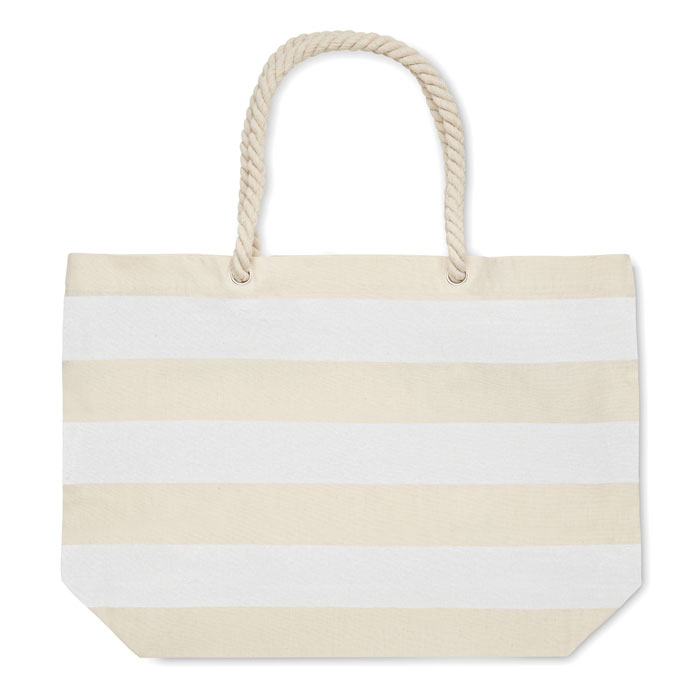 Cotton beach bag 220 gr/m² Bianco item picture back