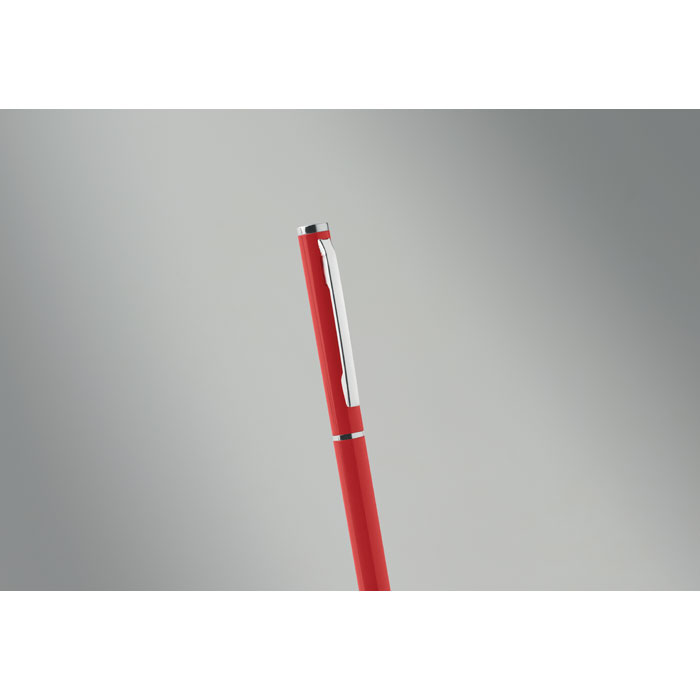 Penna a sfera in alluminio Rosso item picture back