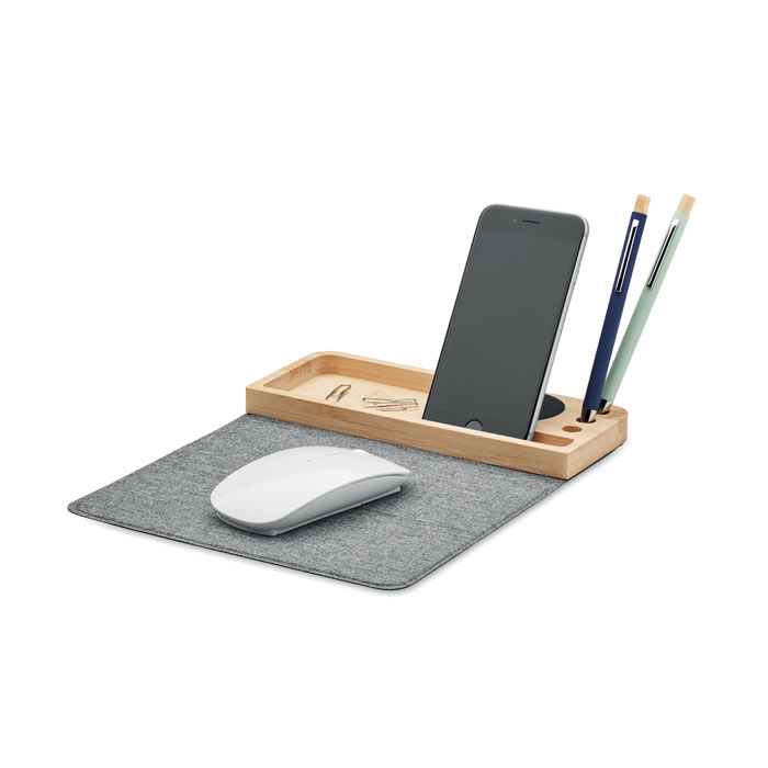 Wireless charger in bamboo 15W Legno item picture top