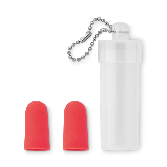 Earbud Set in plastic tube Rosso item picture front