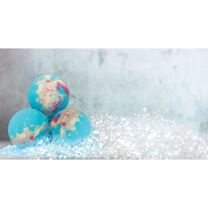 5 effervescent bath bombs Multicolore item detail picture
