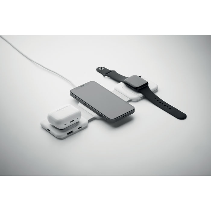 Foldable charging station Bianco item detail picture