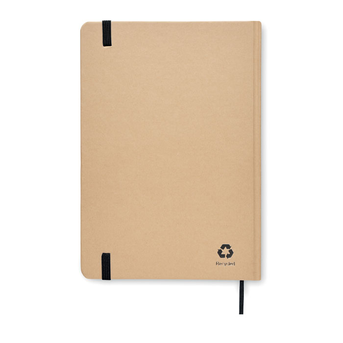 Notebook A5 in cartone black item picture back