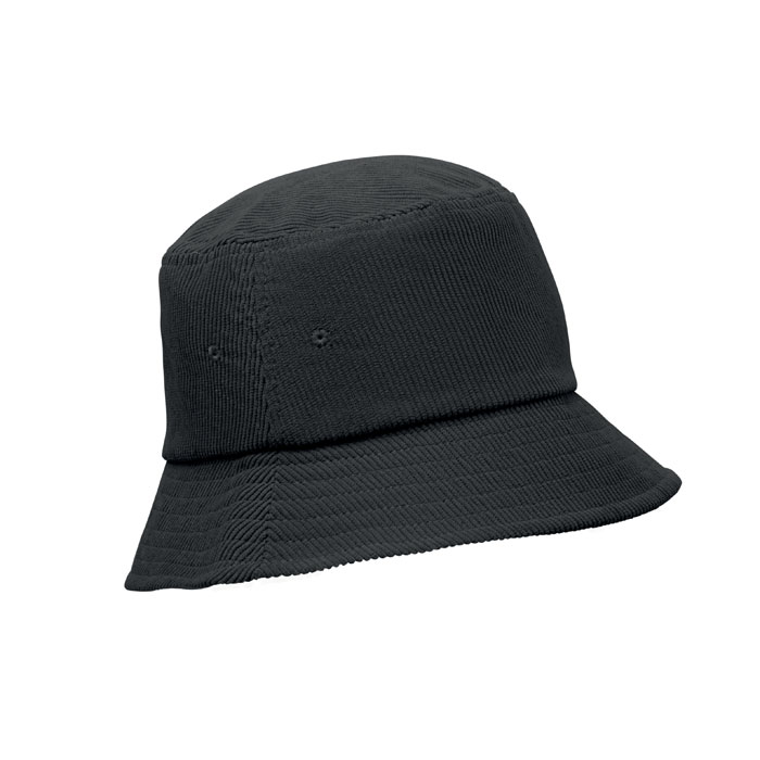 Corduroy bucket hat Nero item picture back