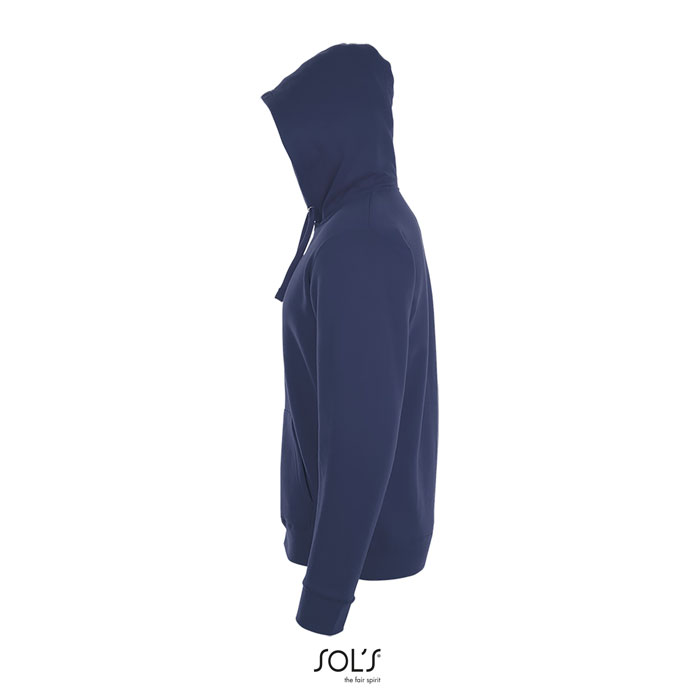 STONE UNI HOODIE 260g Blu Scuro Francese item picture side
