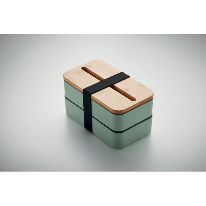 PP lunch box Verde Menta item picture side