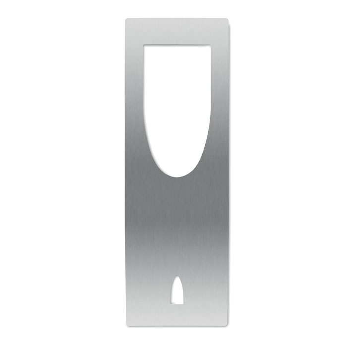 Portabottiglie in acciaio inox matt silver item picture open