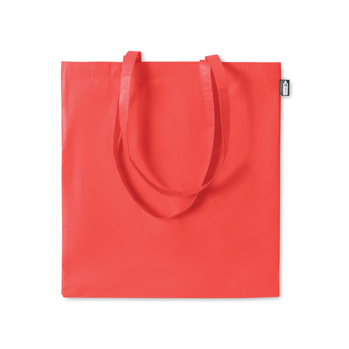 Shopper in RPET red item picture front