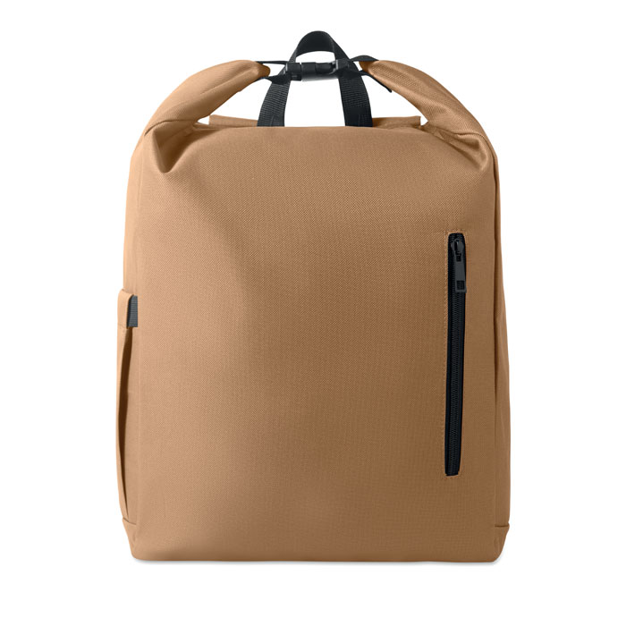 15'' roll top laptop backpack Cachi item picture side