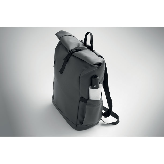 Zaino Rolltop per laptop 600D Grigio Pietra item detail picture