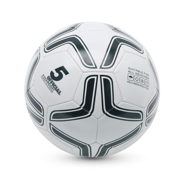 Pallone da calcio in PVC 21.5cm Bianco/Nero item picture back
