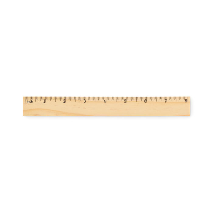 Righello in legno 20 cm Legno item picture back
