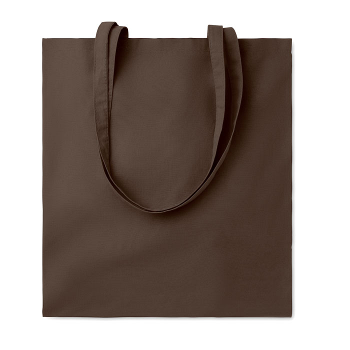 Shopper in cotone da 180gr     MO9846-06 Cioccolato item picture front