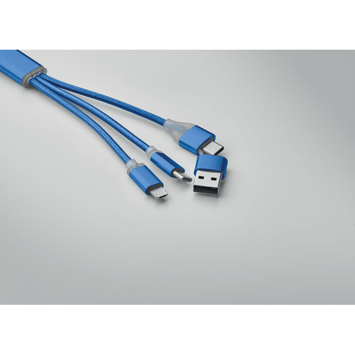 4 in 1 charging cable type C Blu Royal item picture 4