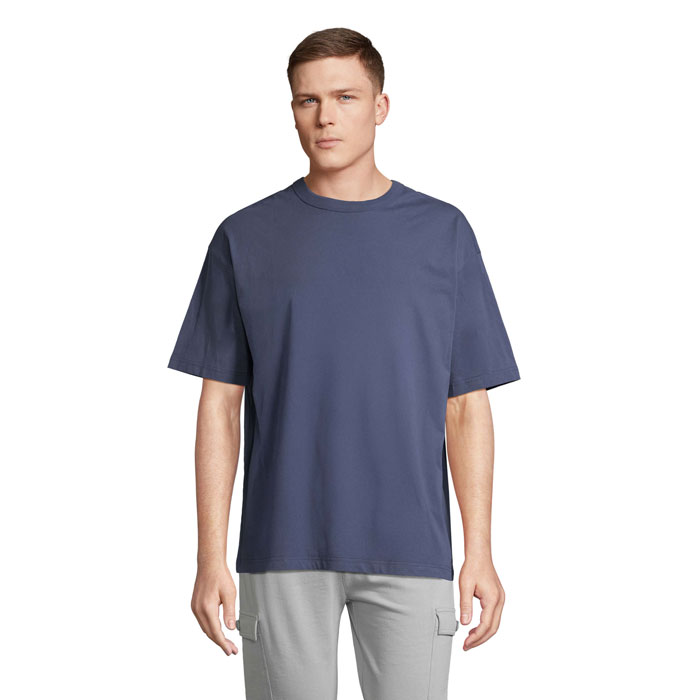 BOXY MEN OVERSIZED T-SHIRT Denim item picture front