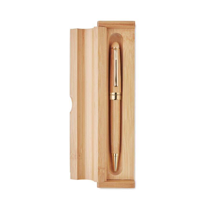 Penna a sfera in box wood item picture top