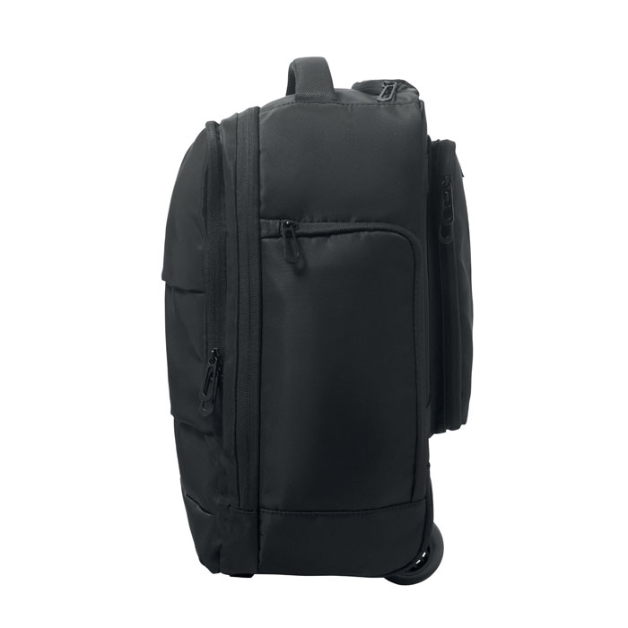 Backpack trolley in 290T RPET Nero item picture 5