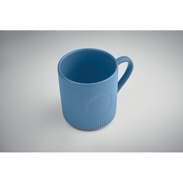 Tazza in ceramica a coste 340 m Blu item detail picture