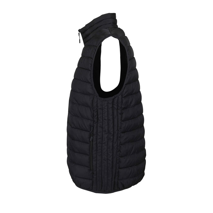 STREAM MEN Bodywarmer Nero / Nero Opaco item picture side