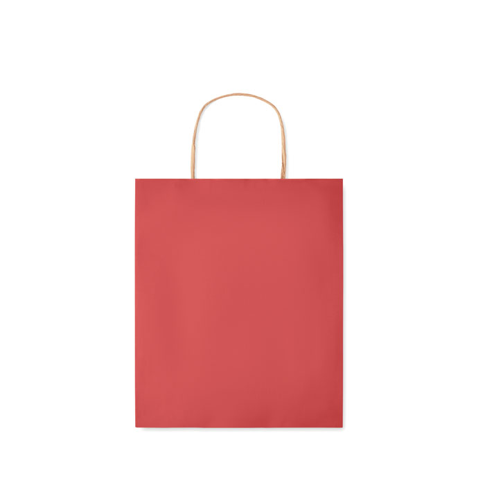 Small Gift paper bag 90 gr/m² Rosso item picture back