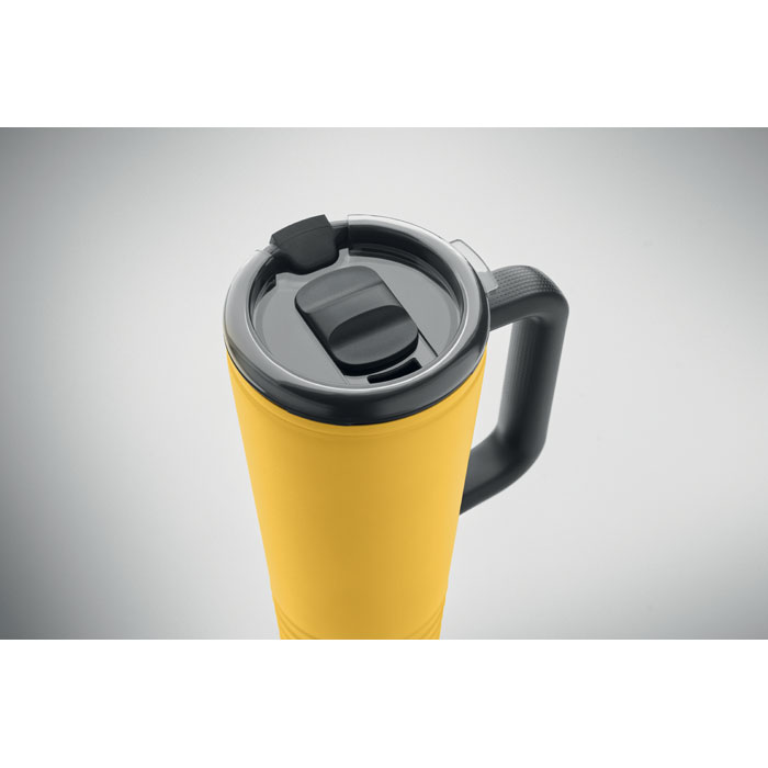 Bicchiere doppio strato 700 ml Giallo item picture 1