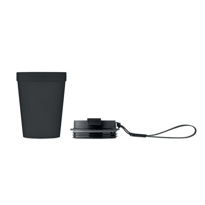 Single wall tumbler 300 ml Nero item picture open