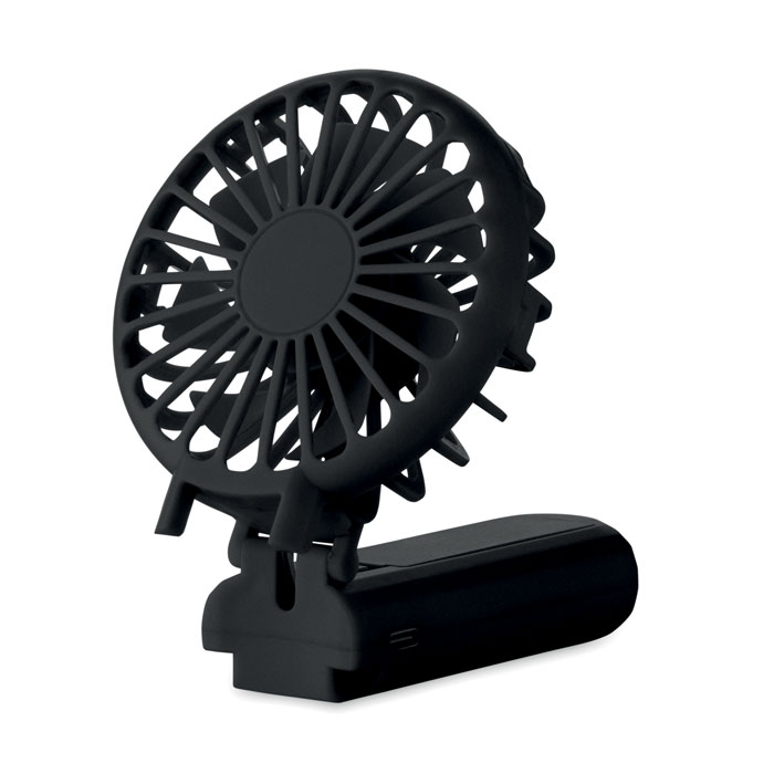 Portable foldable fan Nero item picture side