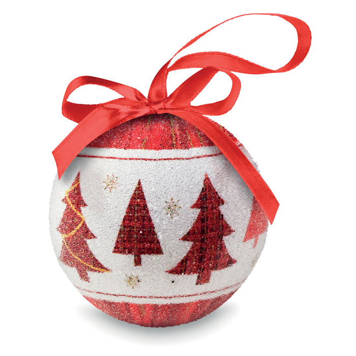 Christmas bauble in gift box Multicolore item picture back