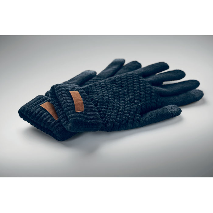 Rpet tactile gloves Francese Navy item picture 1