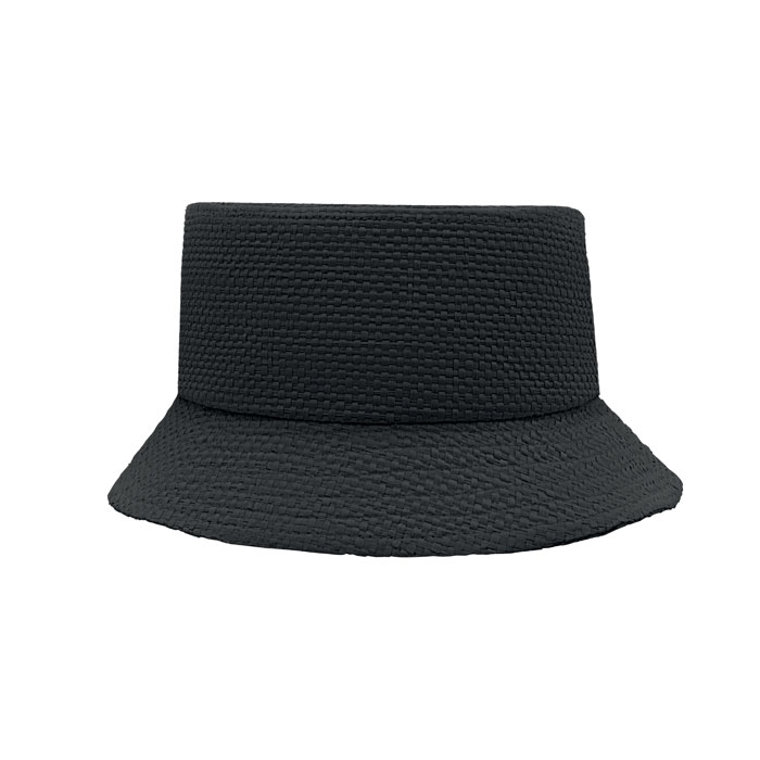 Cappello pescatore in carta Nero item picture top