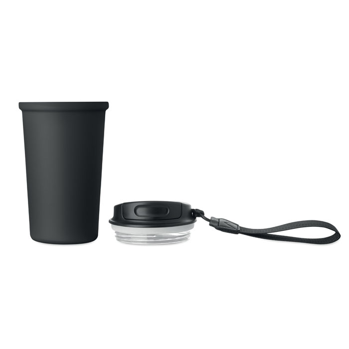 Bicchiere acciaio riciclato Nero item picture 1