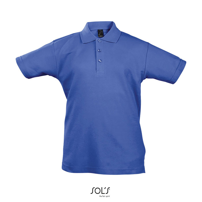 SUMMER II KIDS POLO 170g royal blue item picture front