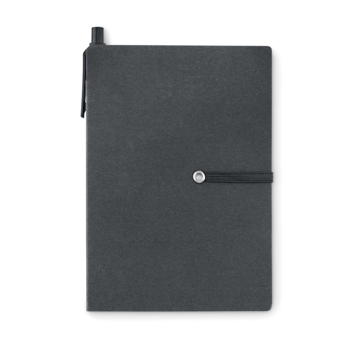 Notebook w/pen & memo pad Nero item picture back