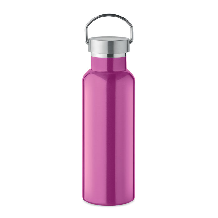 Double wall bottle 500 ml Fucsia item picture front