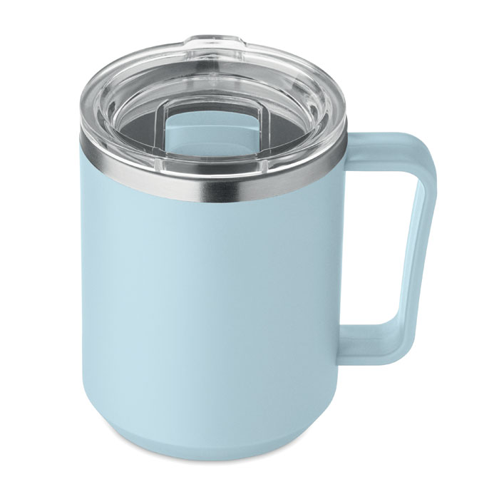 Tazza a doppio strat da 400 ml Blu Bambino item picture back
