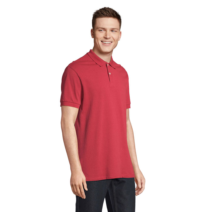 PACIFIC MEN POLO Folk Red Twin item picture side