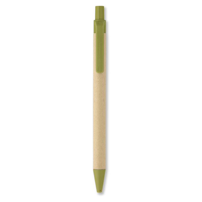 Penna a sfera in carta e mais Lime item picture front