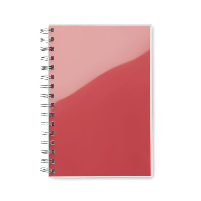 Quaderno A5 con spirale red item picture front