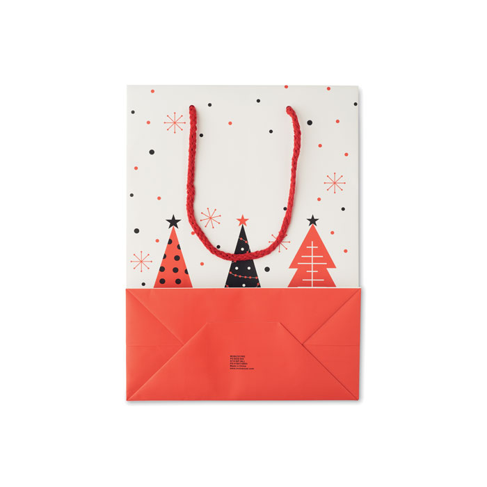 Gift paper bag medium Bianco item picture back