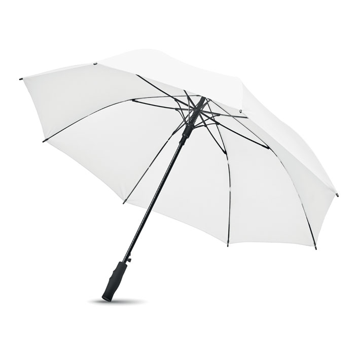 Windproof umbrella 27 inch Bianco item picture open