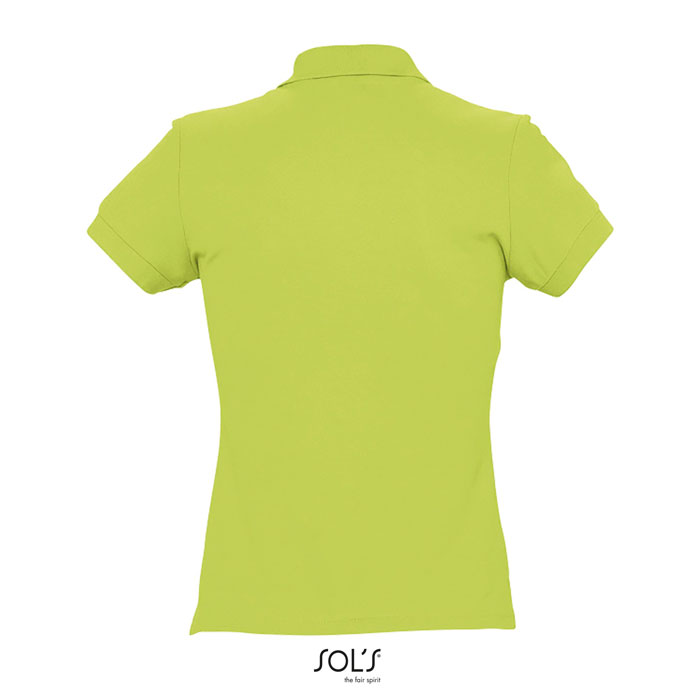 PASSION WOMEN POLO 170g Apple Green item picture back