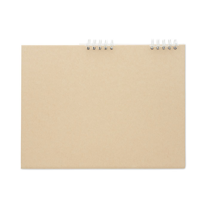Desk calendar with memo pad Beige item picture 3